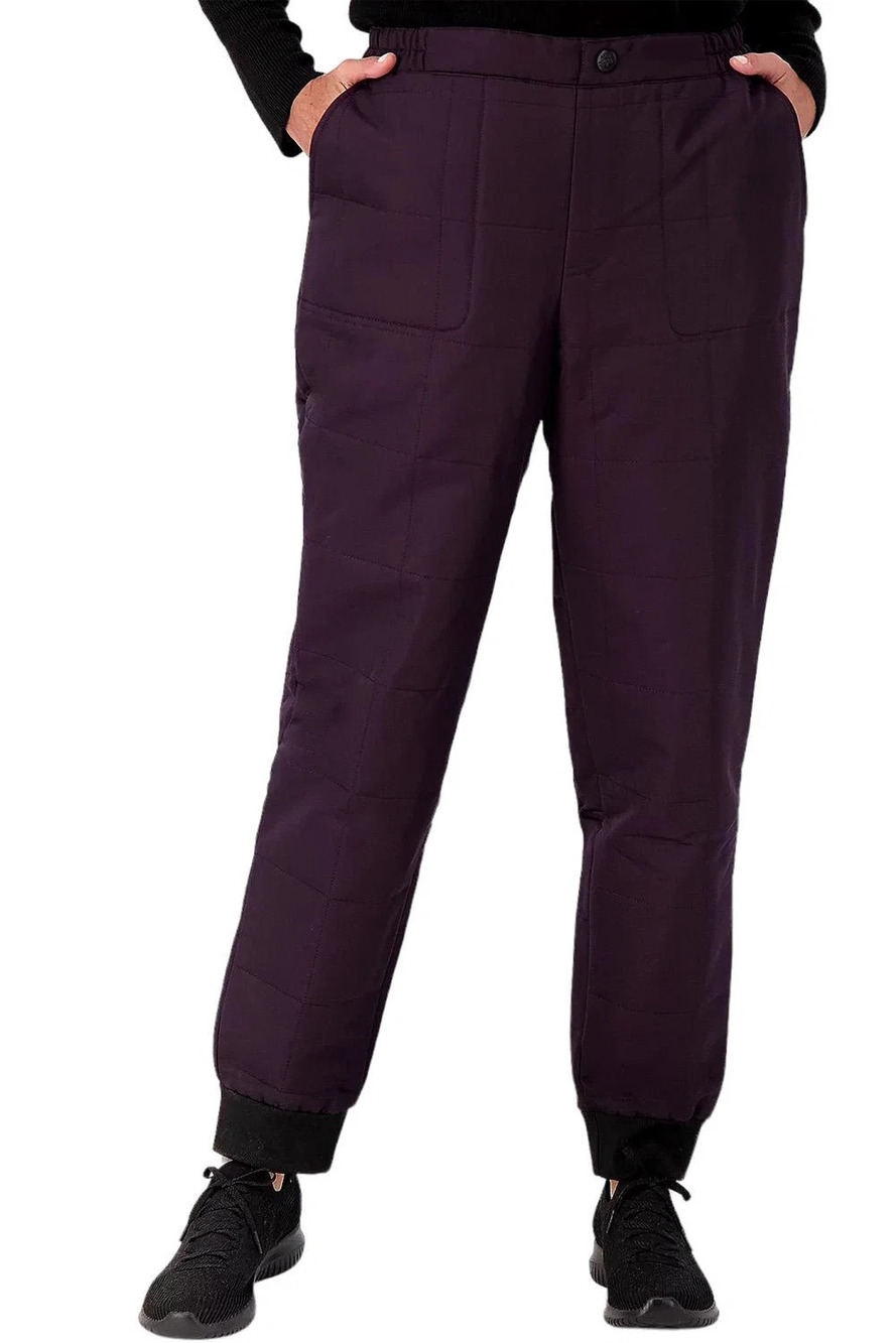 Arctic Expedition Women's Square Quilted Weather Pants Night Shade - Regular
